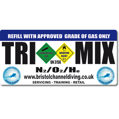 Bristol Channel Diving tri mix